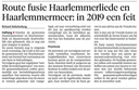 20160701-HD-hm Route fusie Haarlemmerliede en Haarlemmermeer in 2019 een feit
