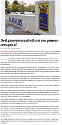 20161202-HC Deel gemeenteraad wil niet van gemeentewapen af na fusie