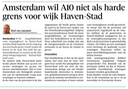 20181002-HD Amsterdam wil A10 niet als harde grens voor wijk Haven-Stad